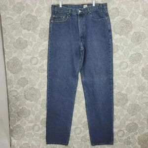 VTG Levis 550 Relaxed Fit Jeans W36‎ L36 Mens Blue Denim